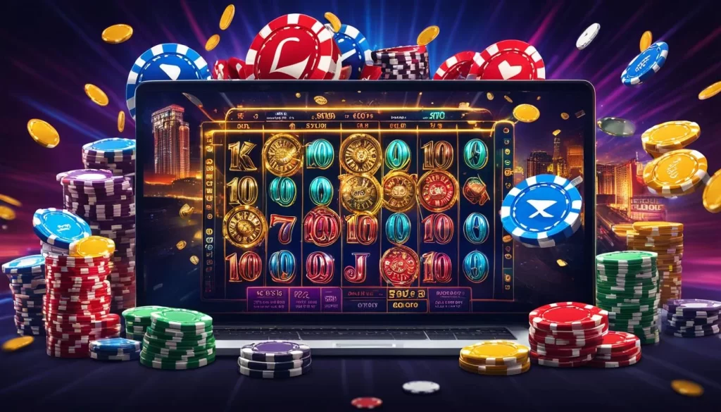 Hình ảnh minh họa đa dạng các loại hình giải trí tại oke888 nhà cái: thể thao, casino, slot